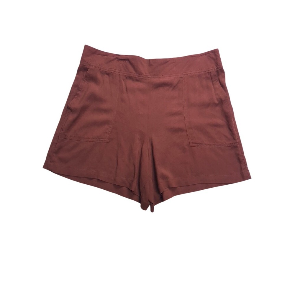 Wildfox Shorts Women Large Brown 5" Inseam Rayon Casual Summer